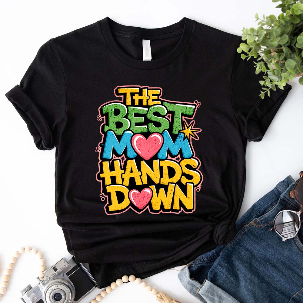Best Mom Hands Down Shirts – Cute & Trendy Mother’s Day Gift Tees Adorb.co